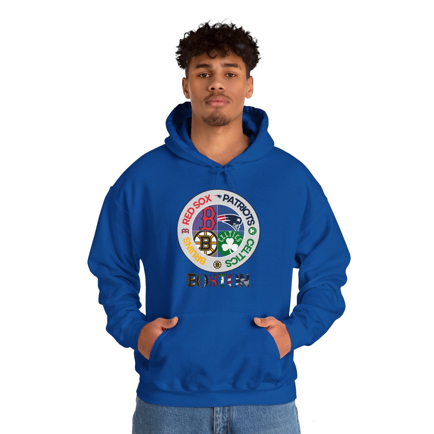 Premium Boston (alternate RS logo) Sports Hooded Sweatshirt