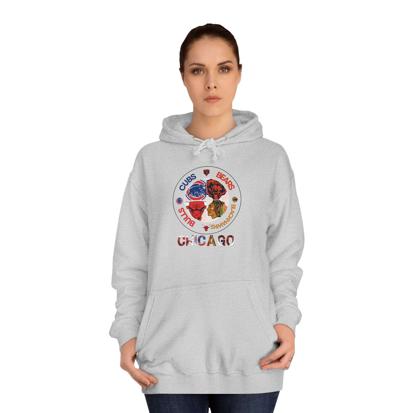 Premium Chicago City Sports Hooded Sweatshirt
