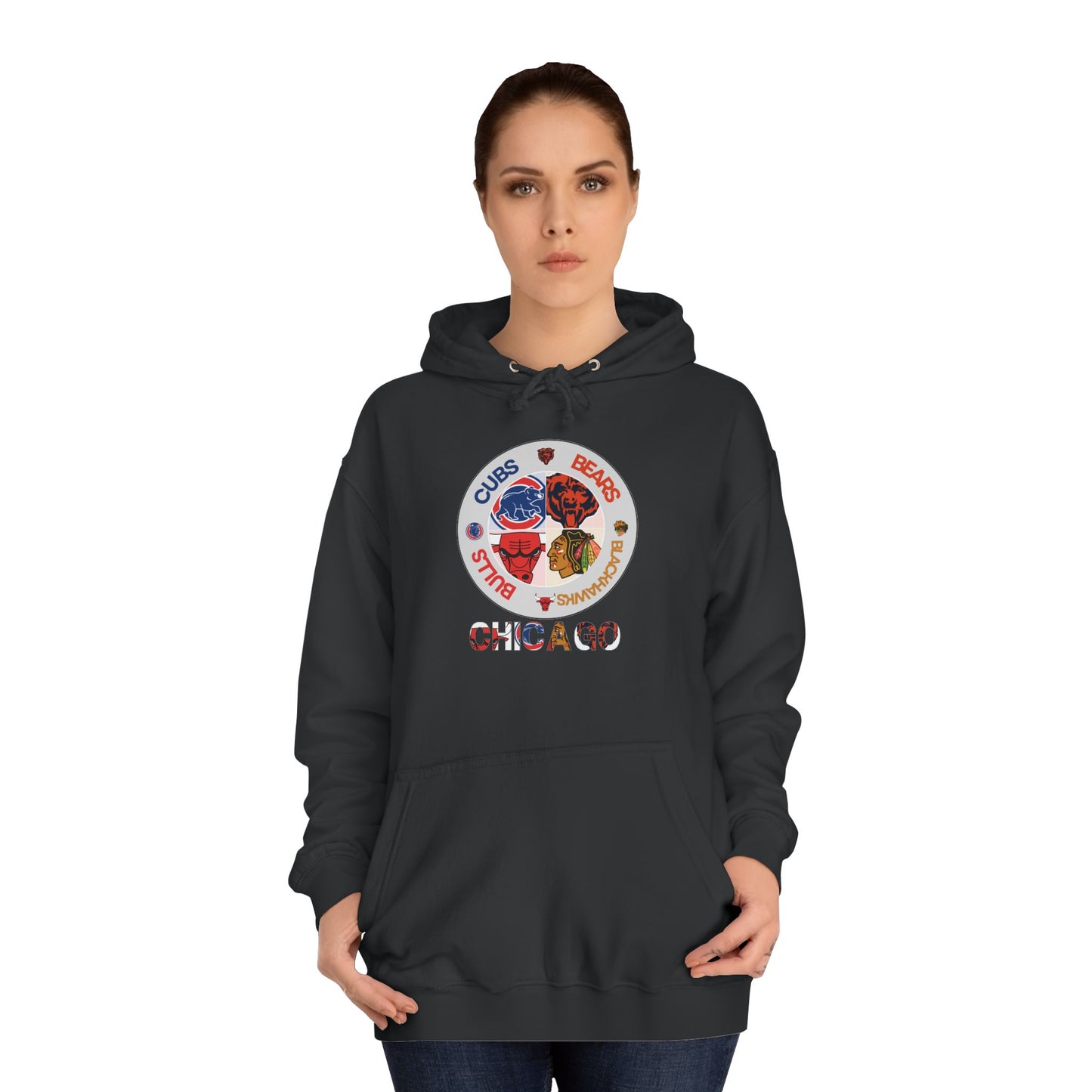 Premium Chicago City Sports Hooded Sweatshirt