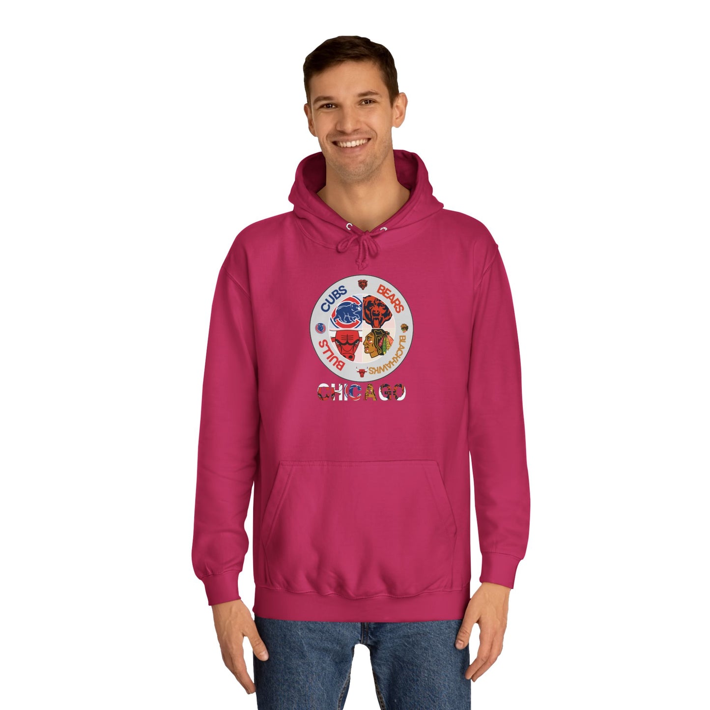 Premium Chicago City Sports Hooded Sweatshirt