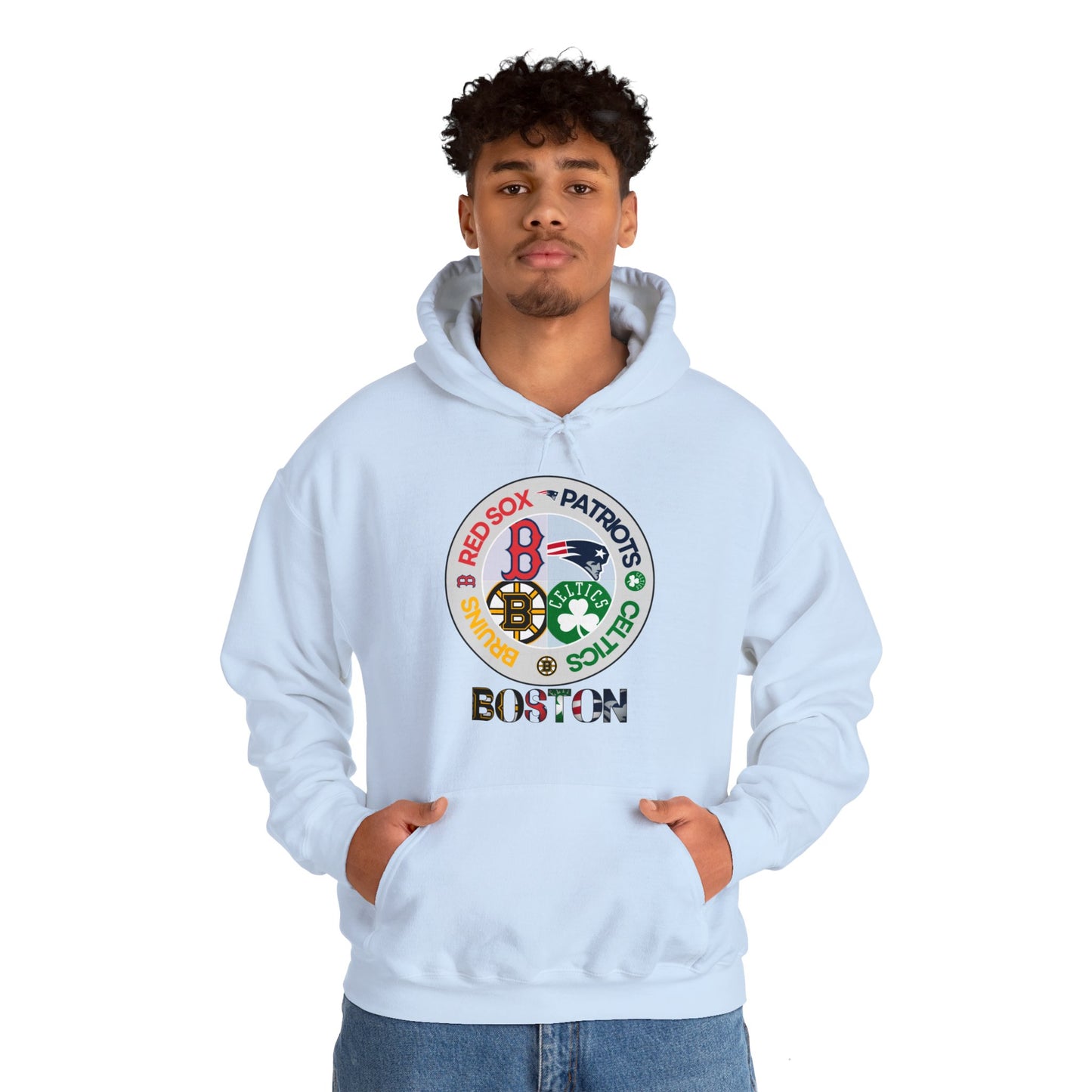Premium Boston (alternate RS logo) Sports Hooded Sweatshirt