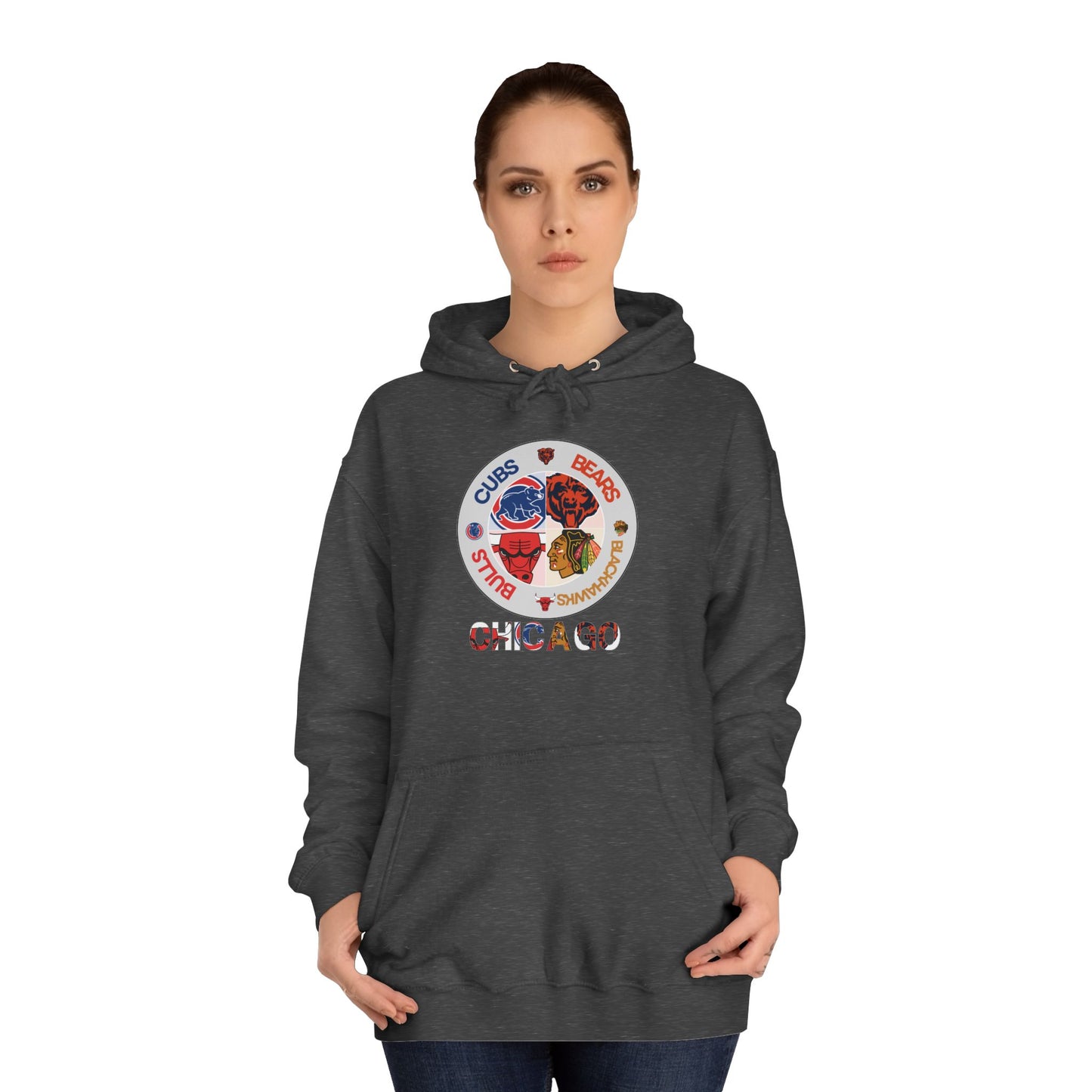 Premium Chicago City Sports Hooded Sweatshirt