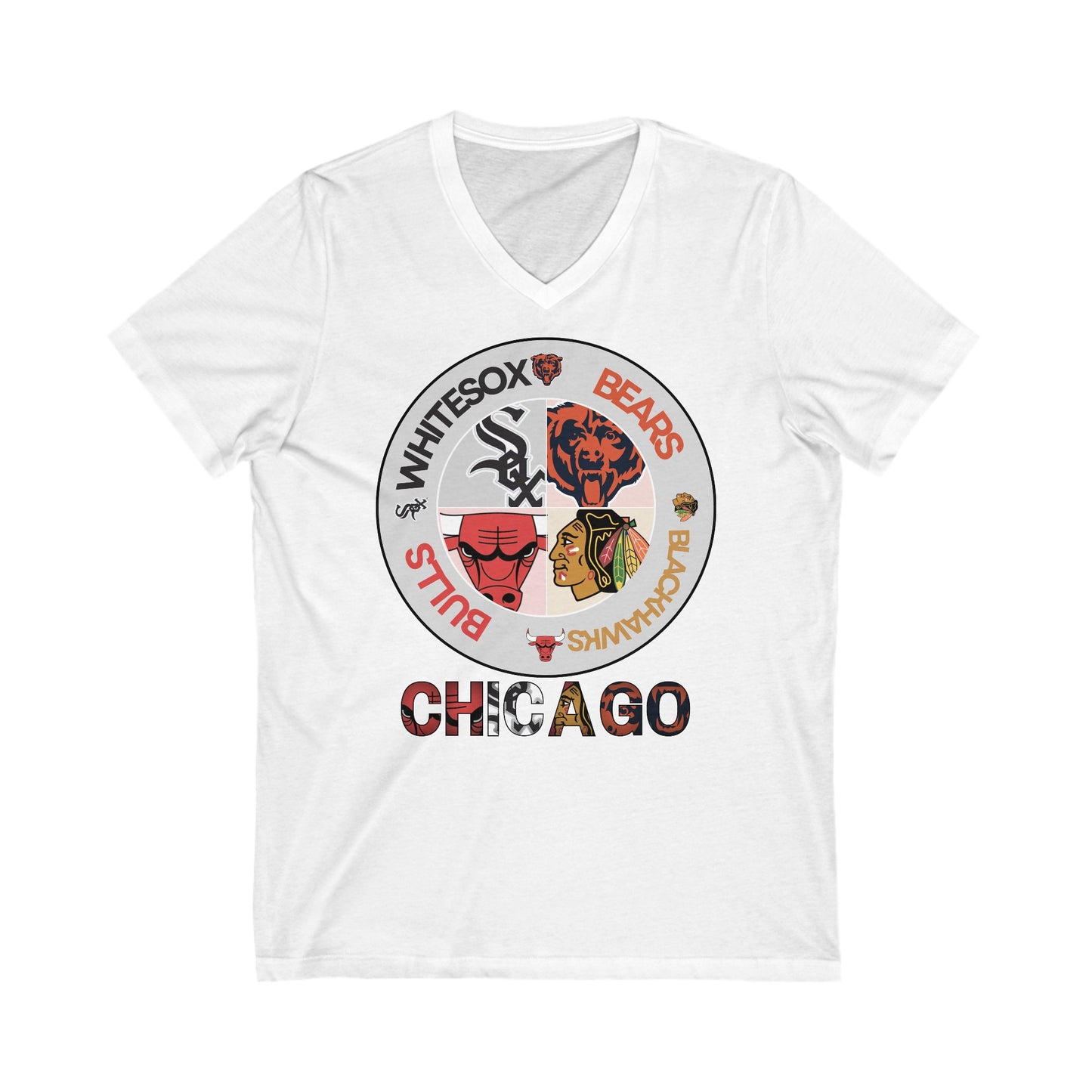 Premium Chicago WS Sports V-Neck T-Shirt