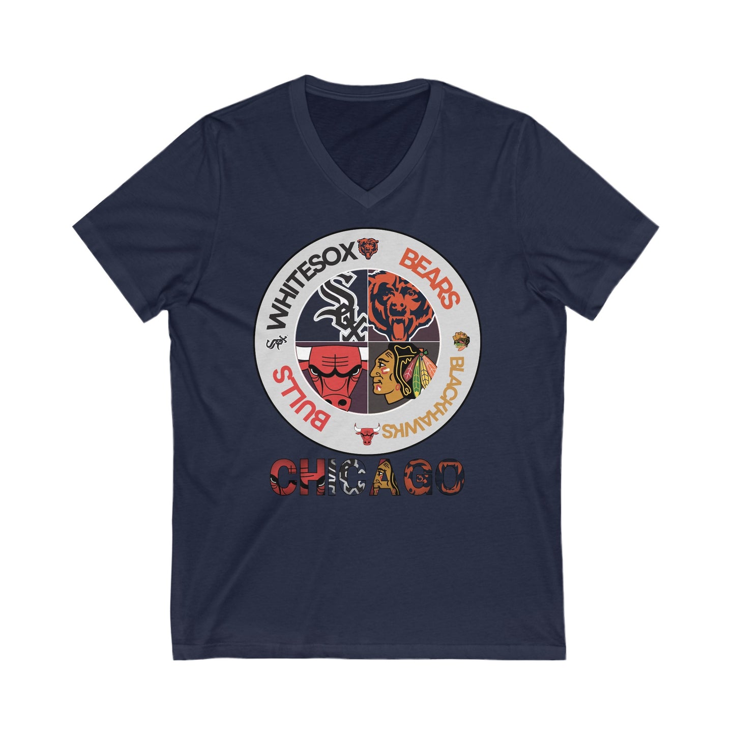 Premium Chicago WS Sports V-Neck T-Shirt