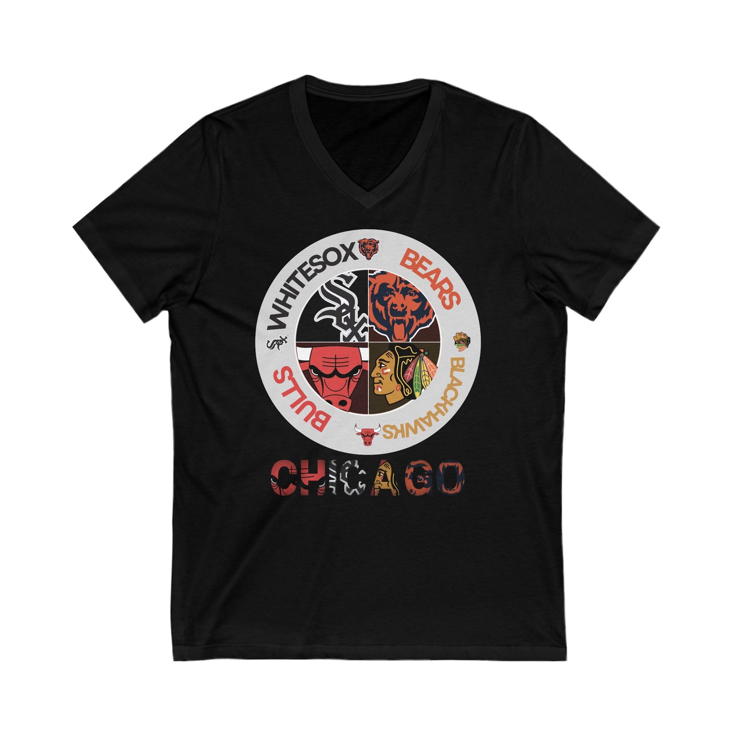 Premium Chicago WS Sports V-Neck T-Shirt