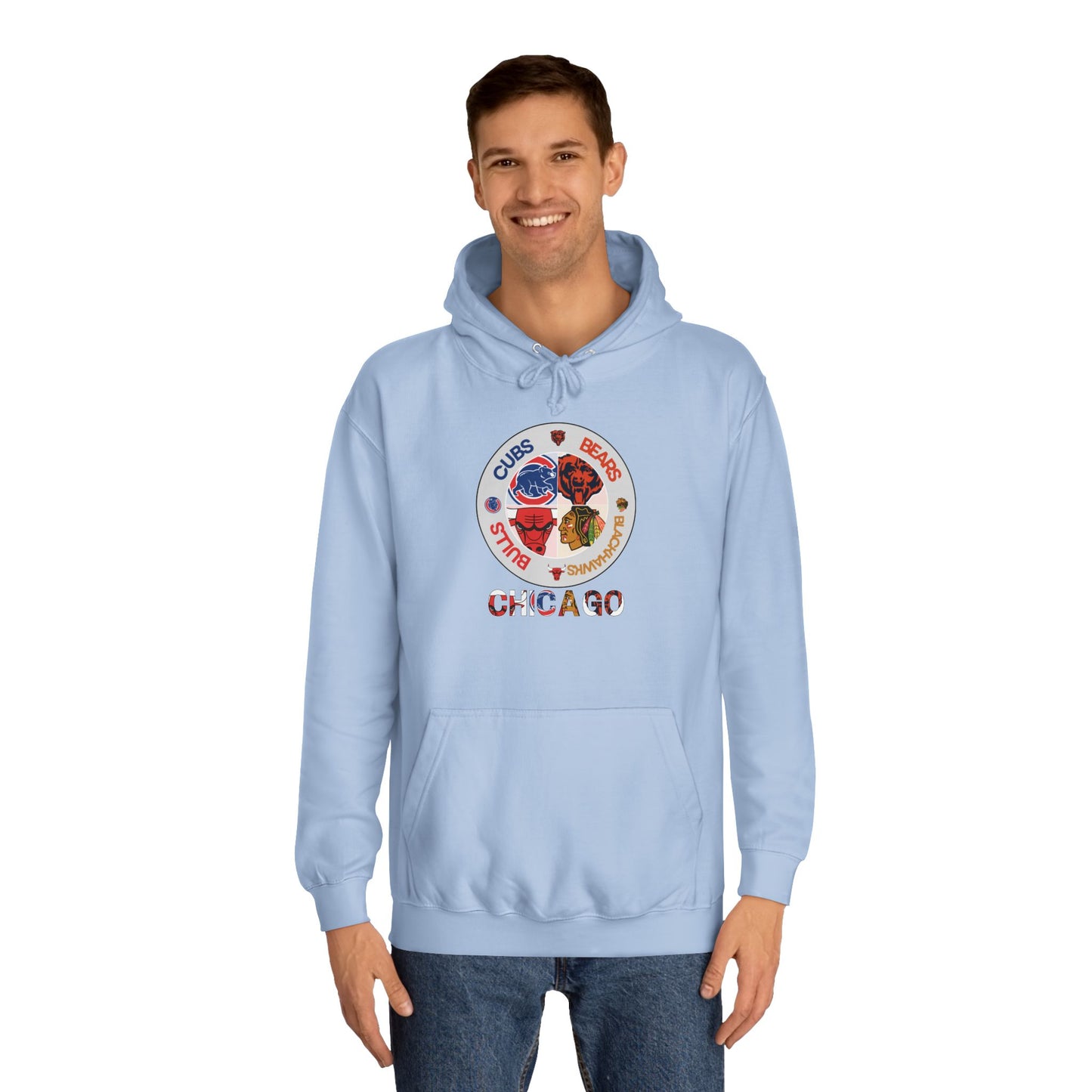 Premium Chicago City Sports Hooded Sweatshirt