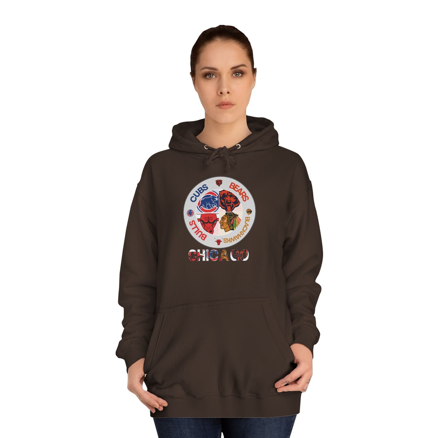 Premium Chicago City Sports Hooded Sweatshirt