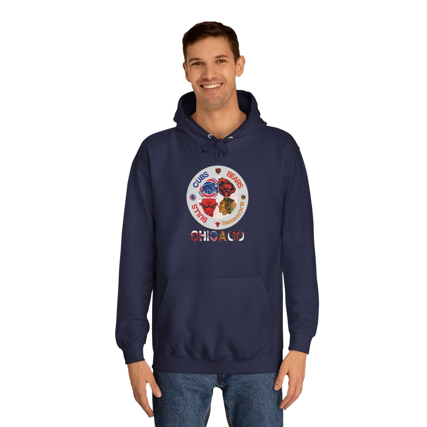 Premium Chicago City Sports Hooded Sweatshirt