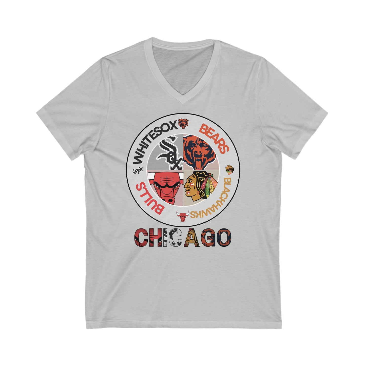 Premium Chicago WS Sports V-Neck T-Shirt