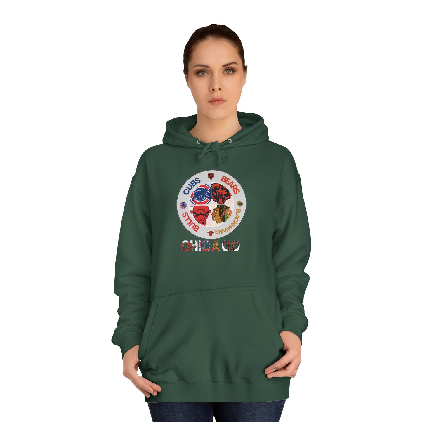 Premium Chicago City Sports Hooded Sweatshirt