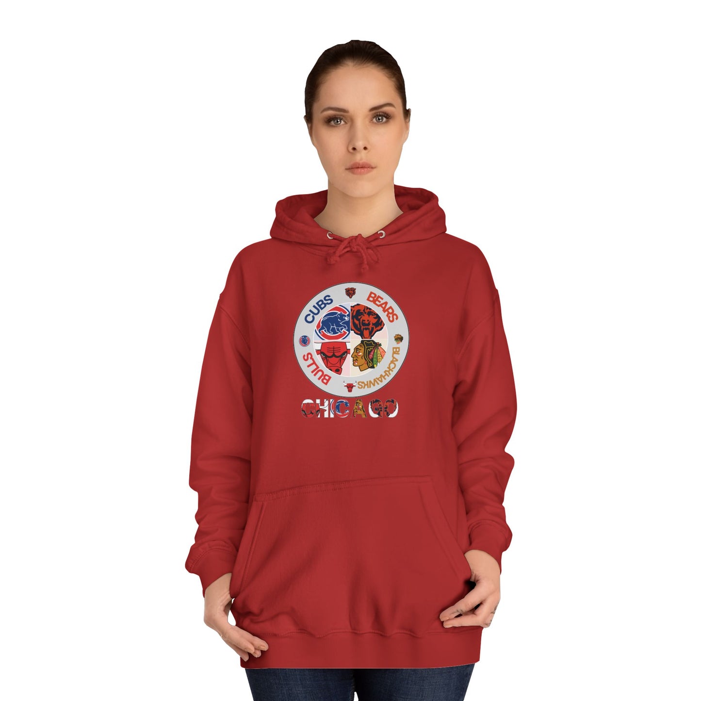 Premium Chicago City Sports Hooded Sweatshirt