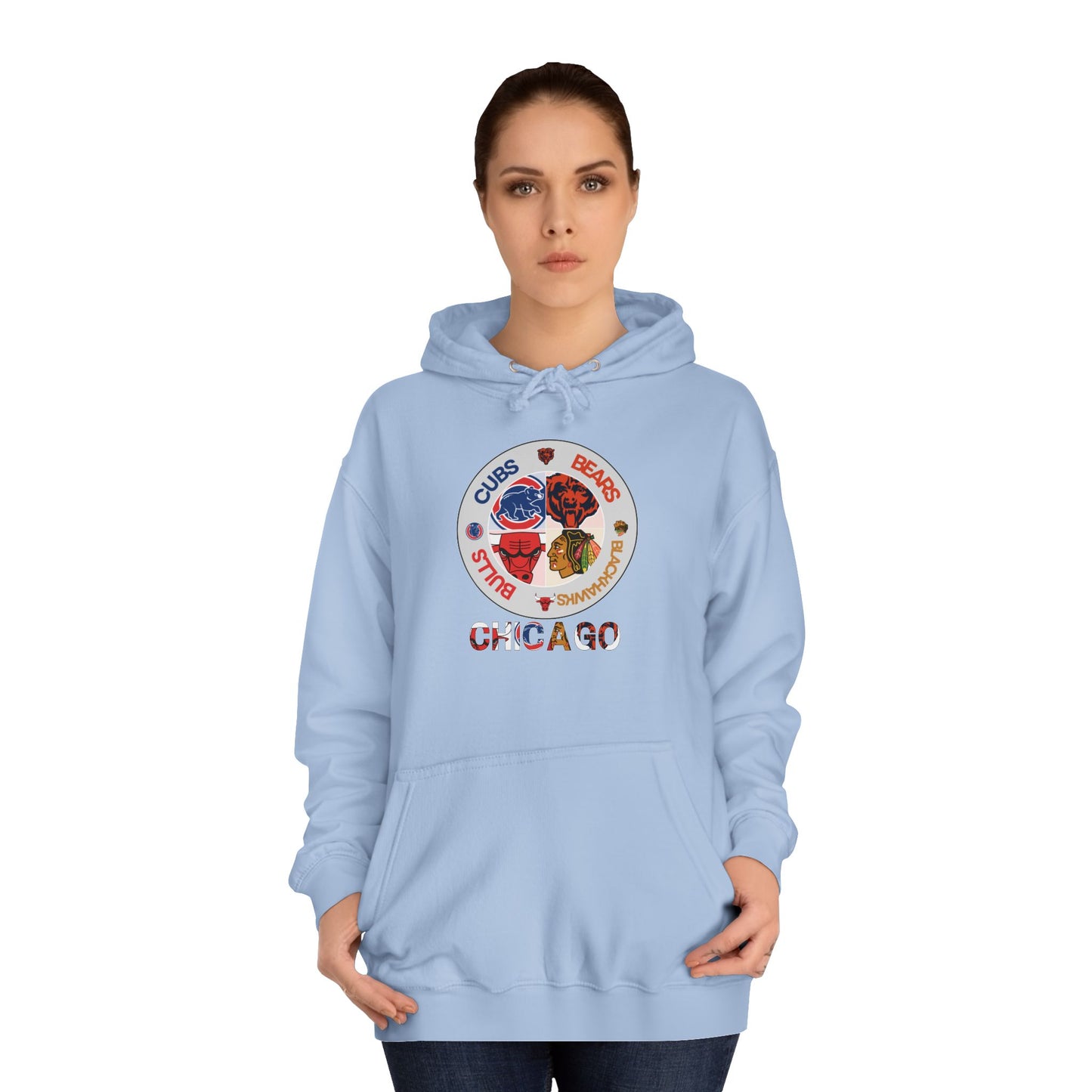 Premium Chicago City Sports Hooded Sweatshirt