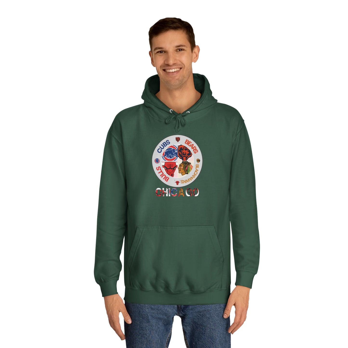 Premium Chicago City Sports Hooded Sweatshirt