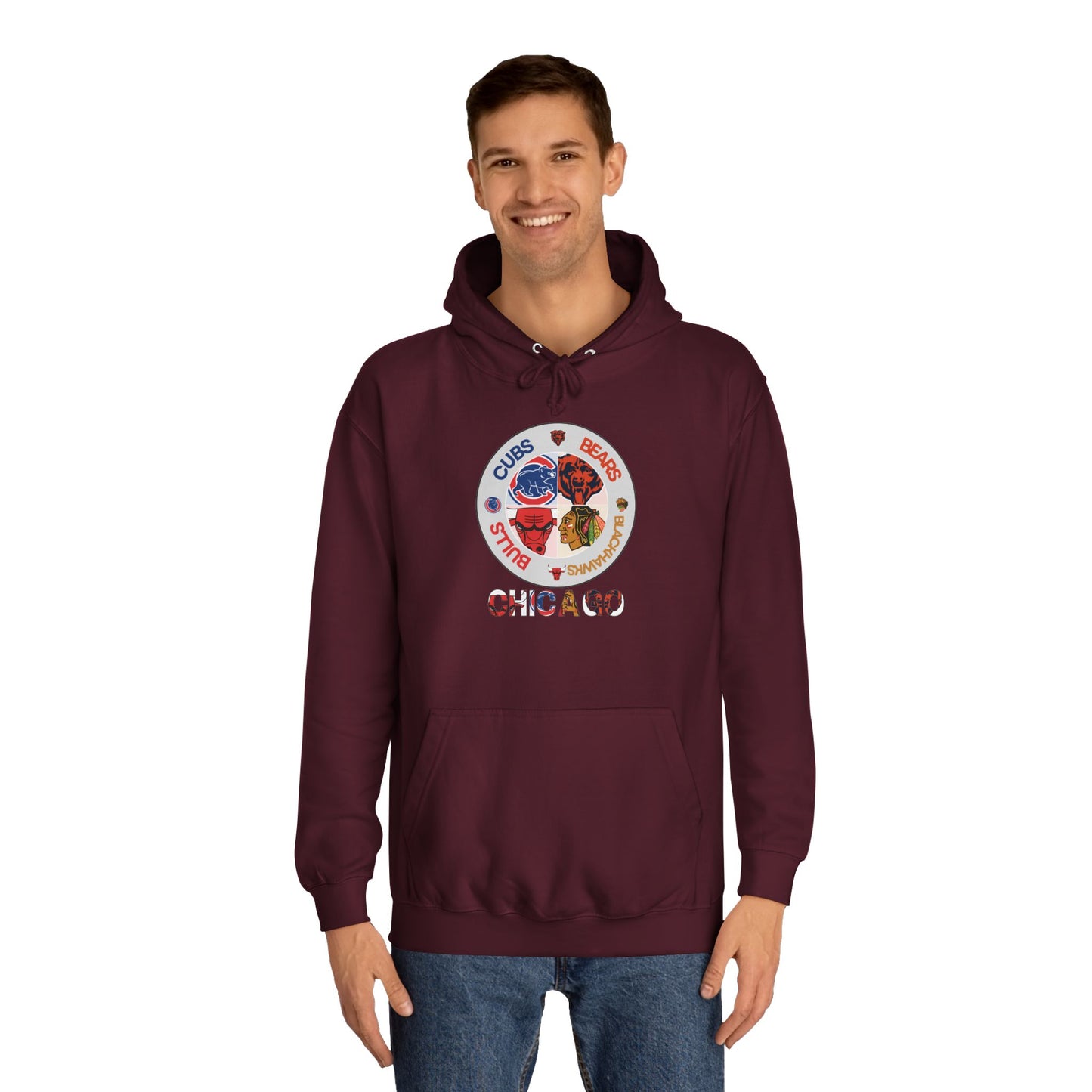 Premium Chicago City Sports Hooded Sweatshirt