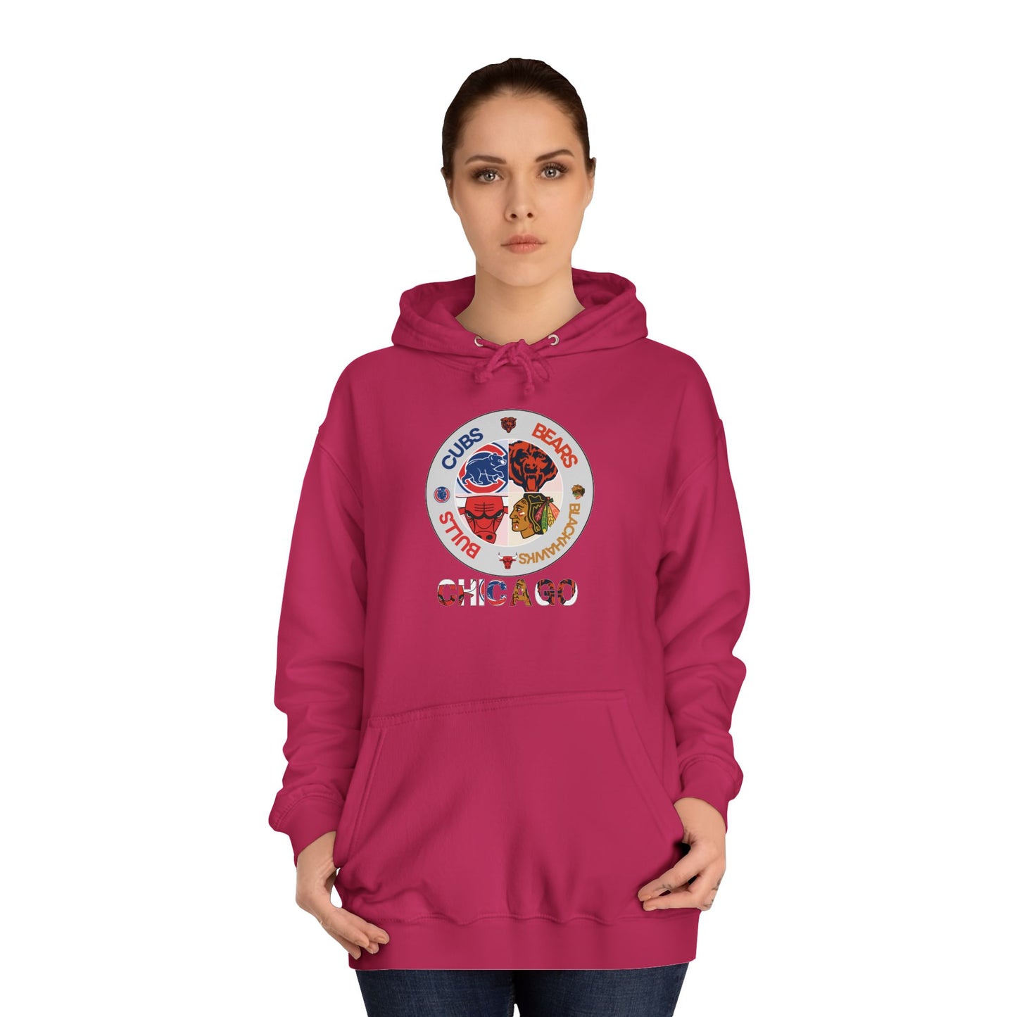 Premium Chicago City Sports Hooded Sweatshirt