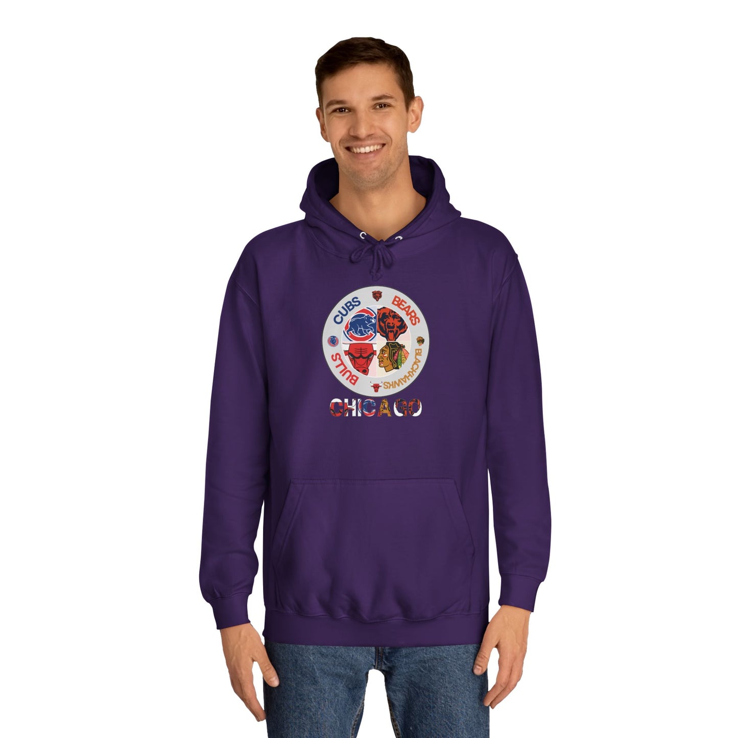 Premium Chicago City Sports Hooded Sweatshirt