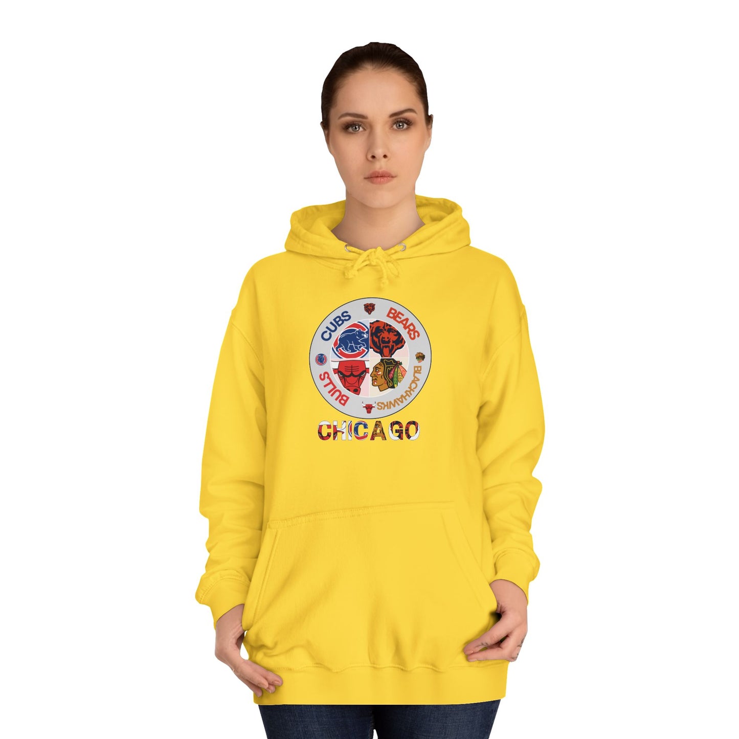 Premium Chicago City Sports Hooded Sweatshirt