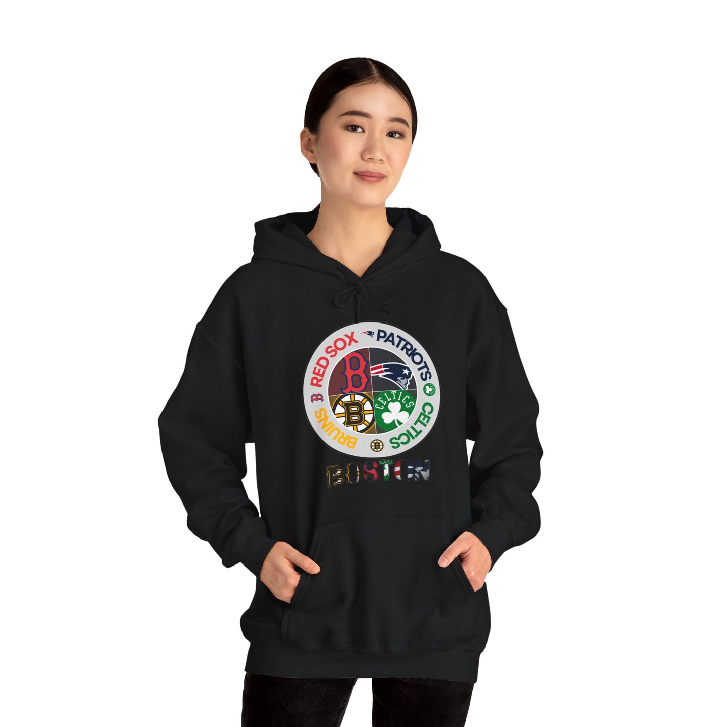 Premium Boston (alternate RS logo) Sports Hooded Sweatshirt