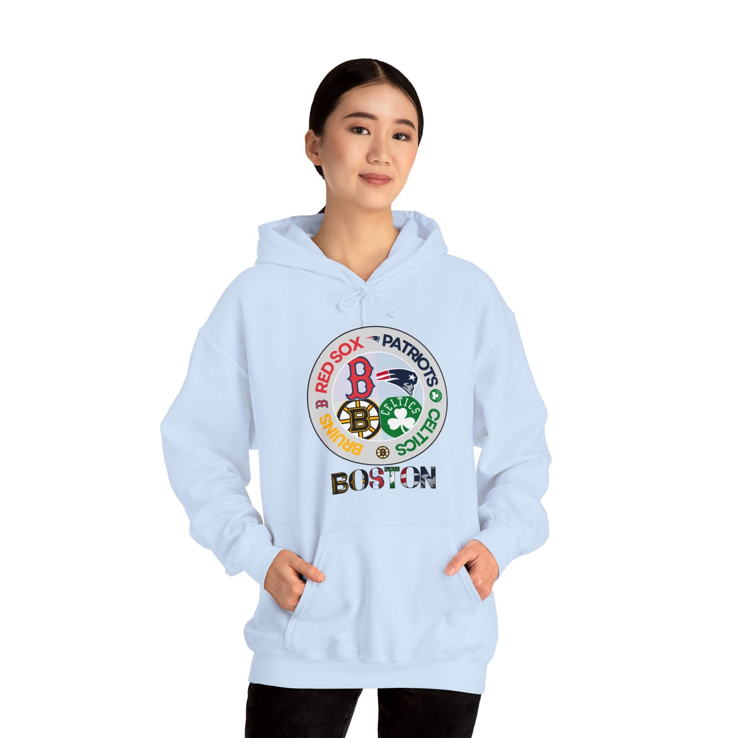 Premium Boston (alternate RS logo) Sports Hooded Sweatshirt