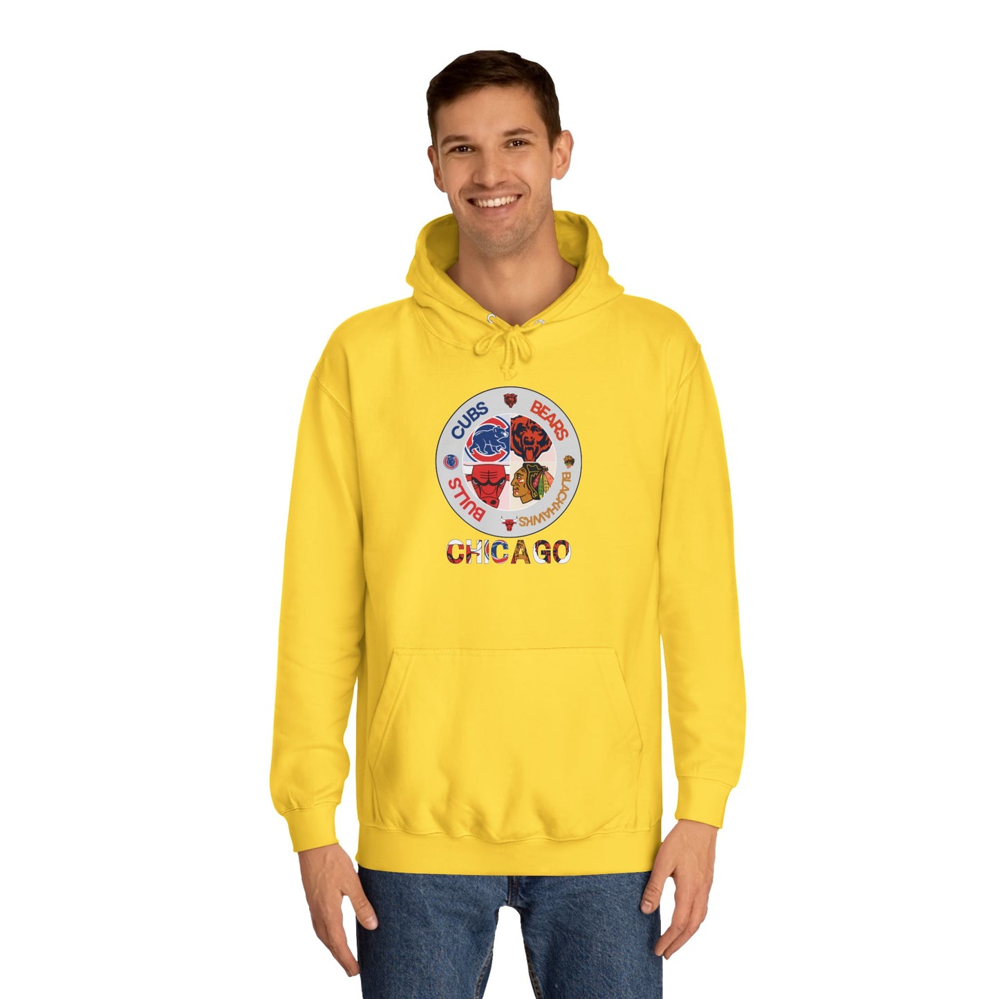 Premium Chicago City Sports Hooded Sweatshirt