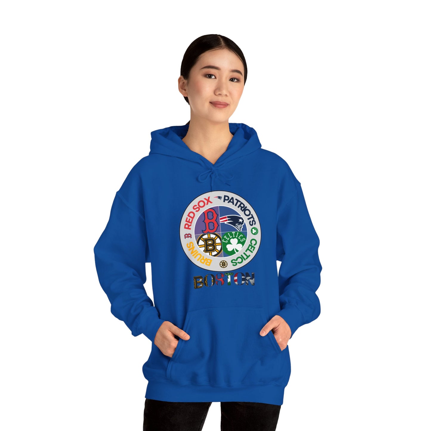 Premium Boston (alternate RS logo) Sports Hooded Sweatshirt