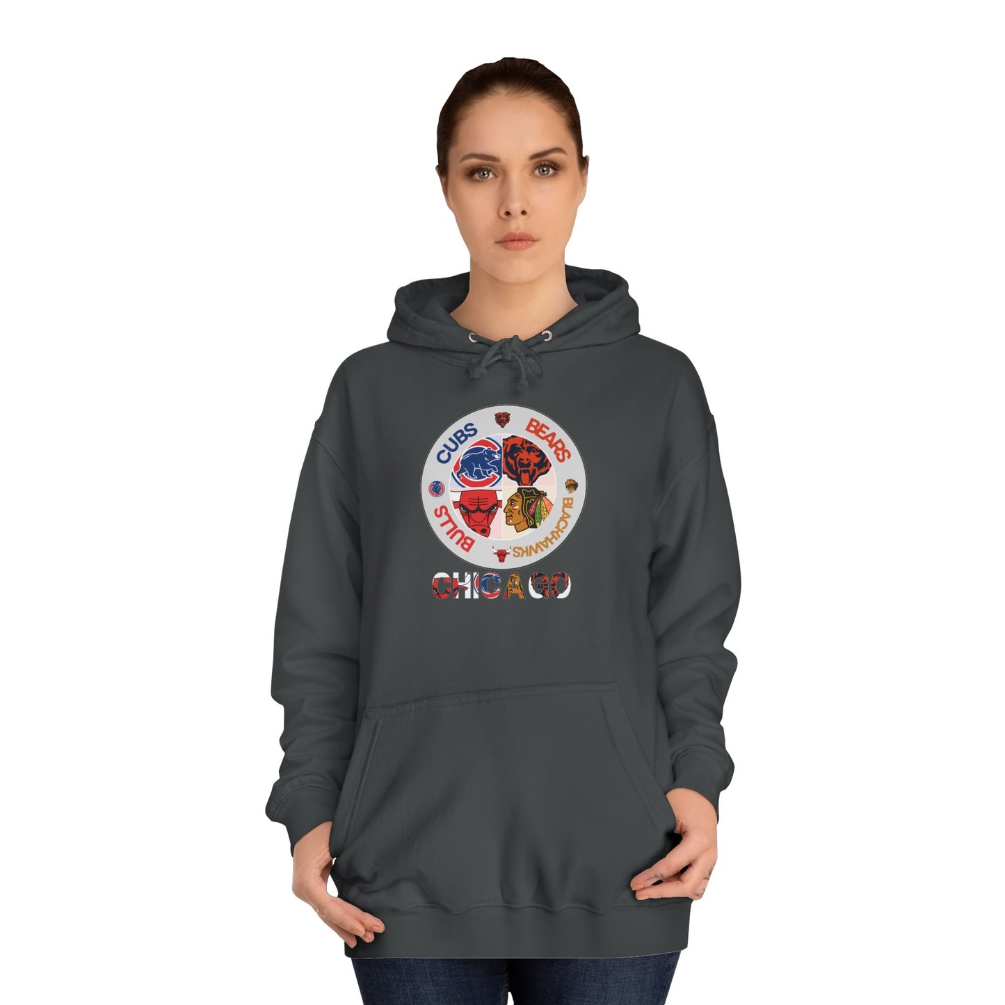 Premium Chicago City Sports Hooded Sweatshirt