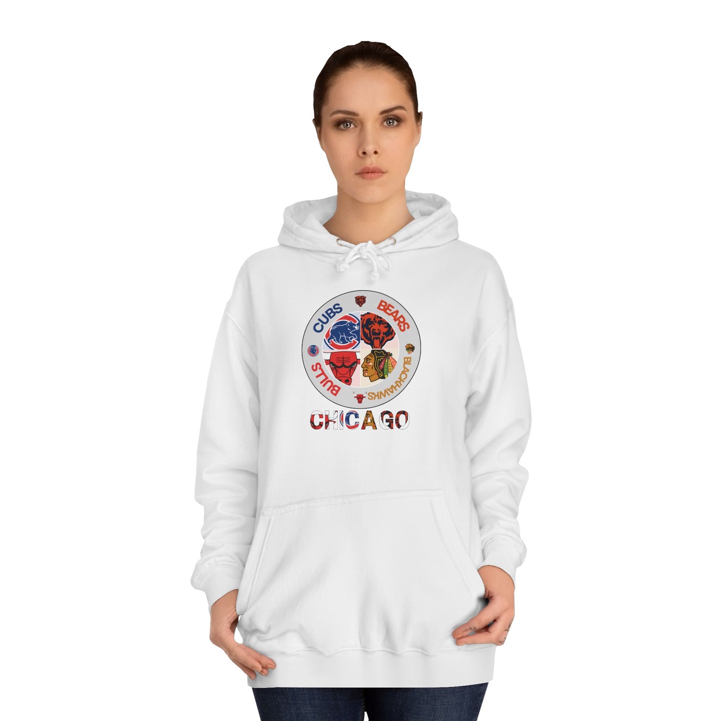 Premium Chicago City Sports Hooded Sweatshirt
