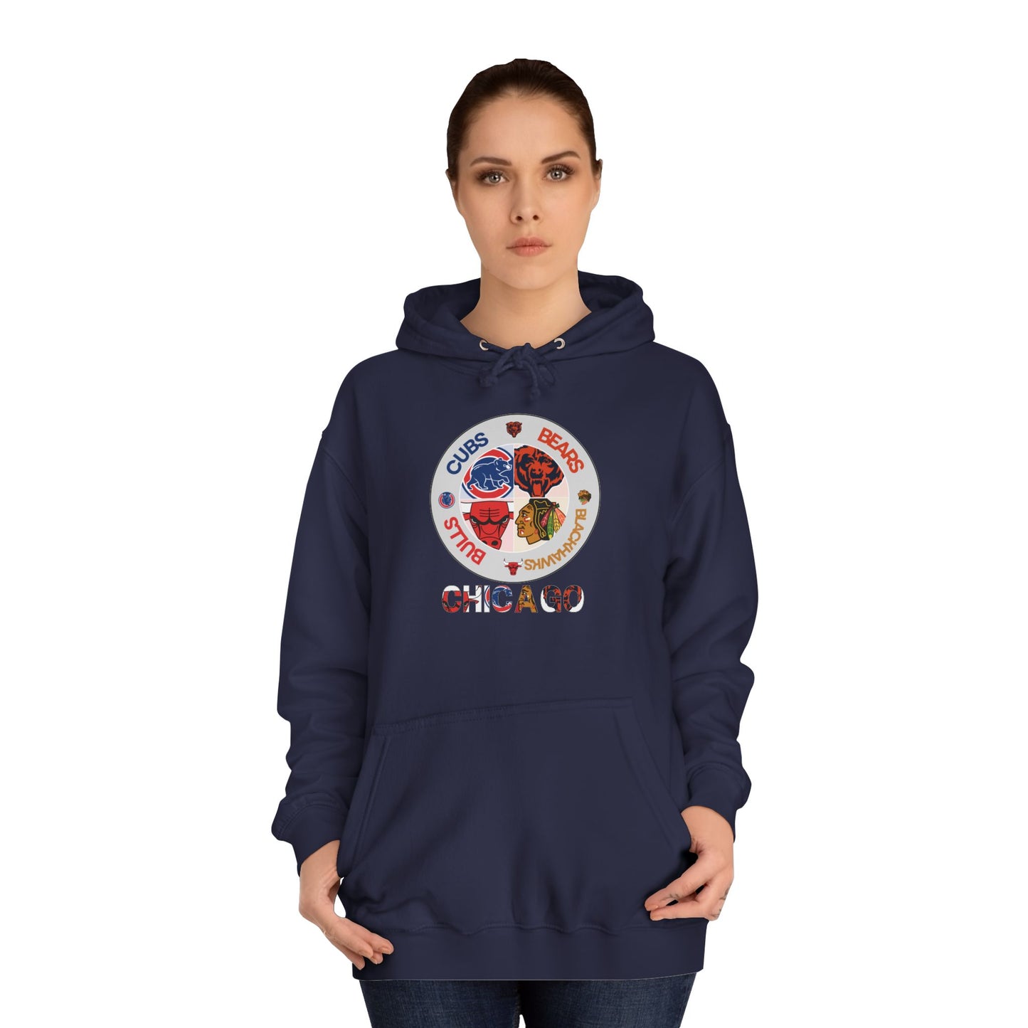 Premium Chicago City Sports Hooded Sweatshirt