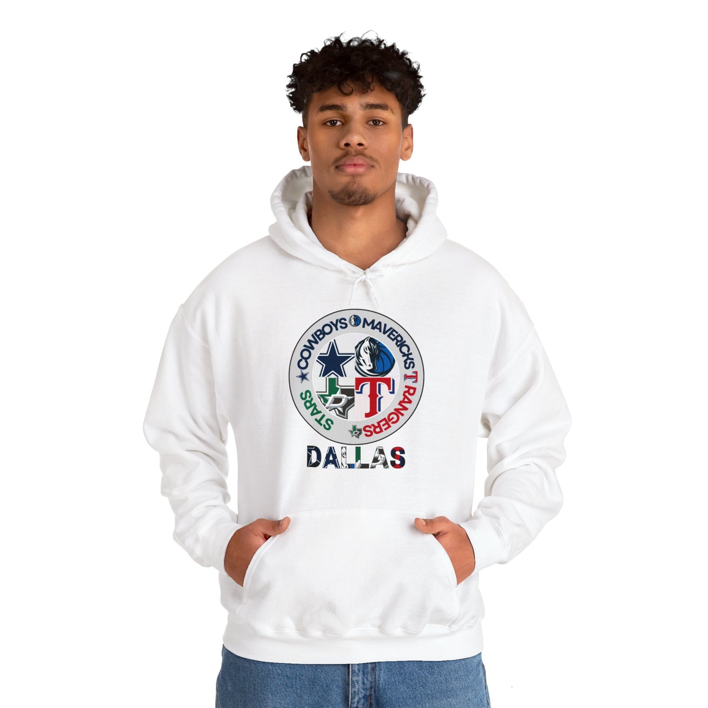 Premium Dallas Sports Hooded Sweatshirt