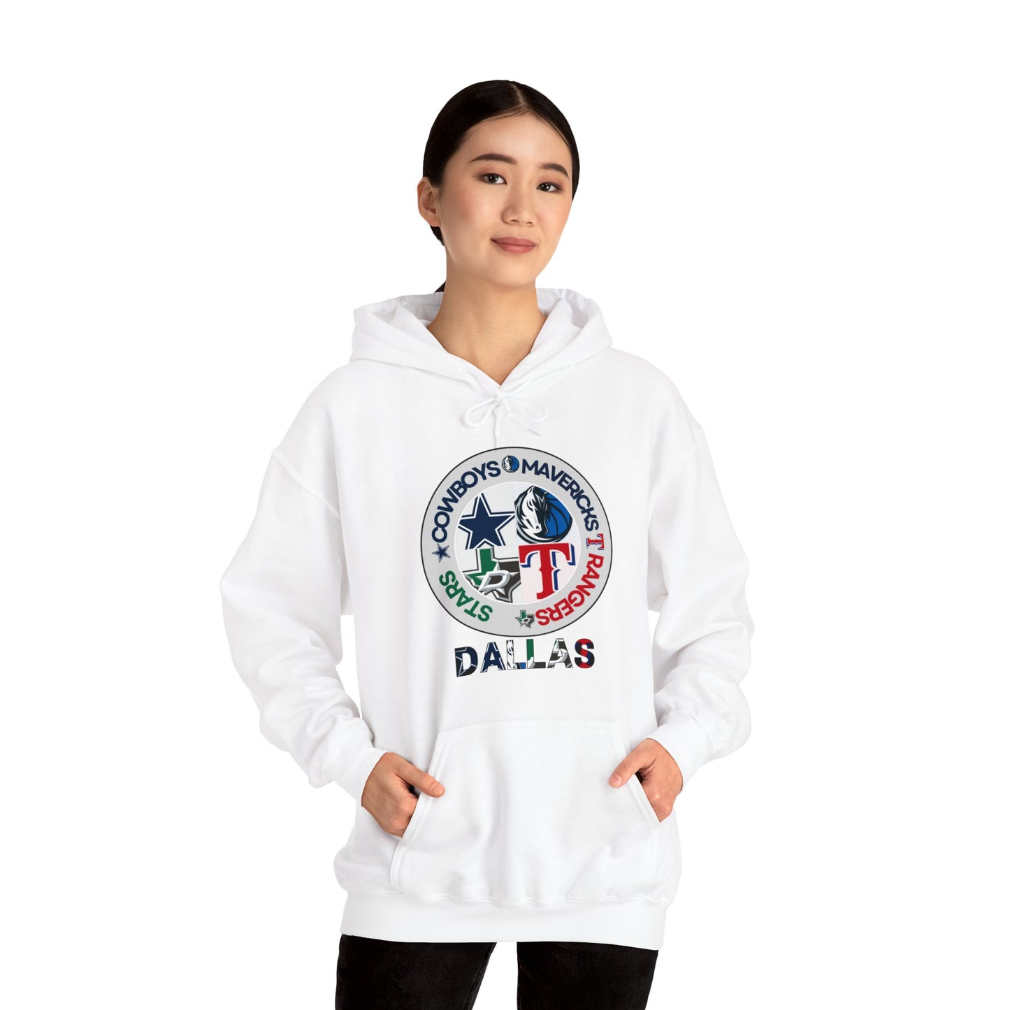 Premium Dallas Sports Hooded Sweatshirt