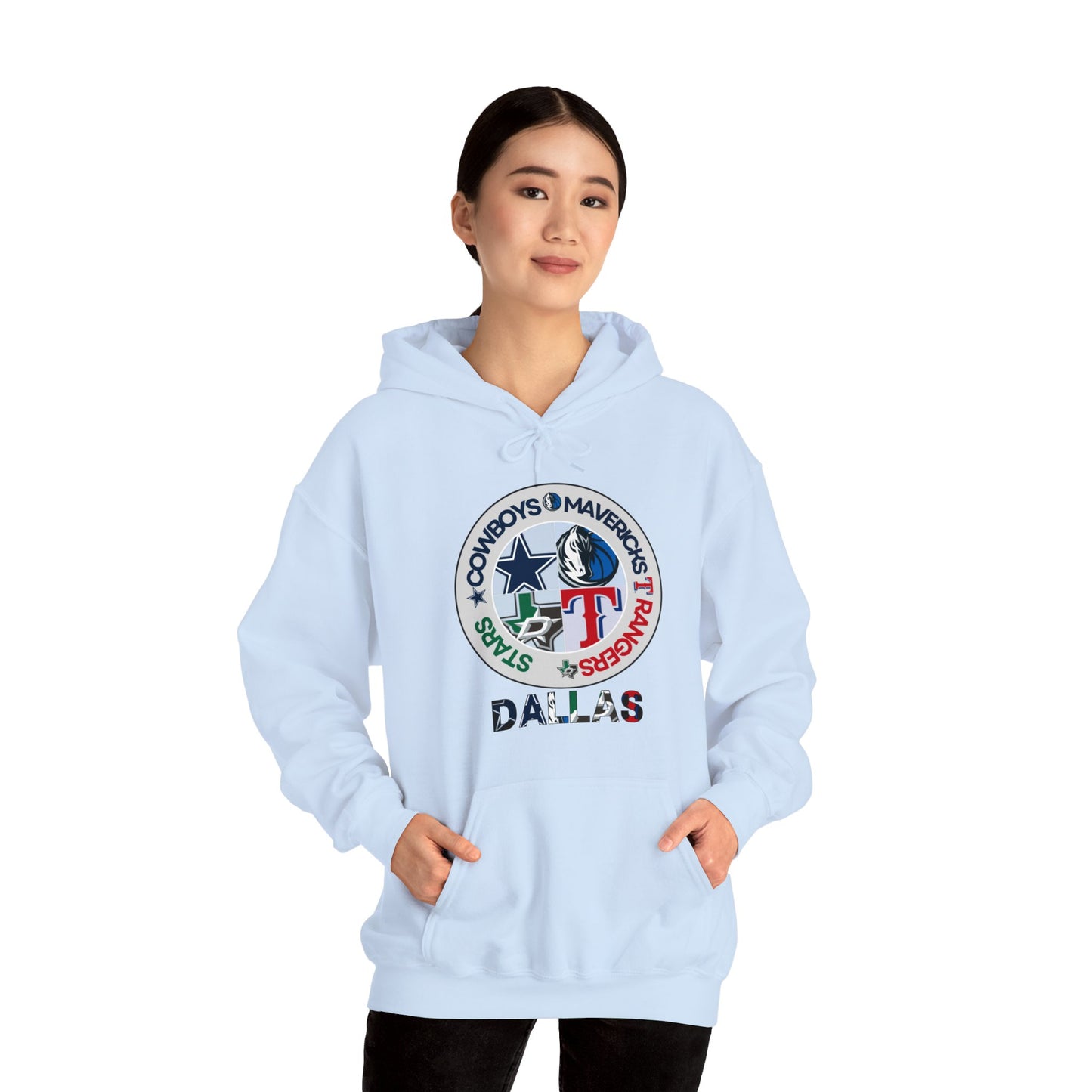 Premium Dallas Sports Hooded Sweatshirt