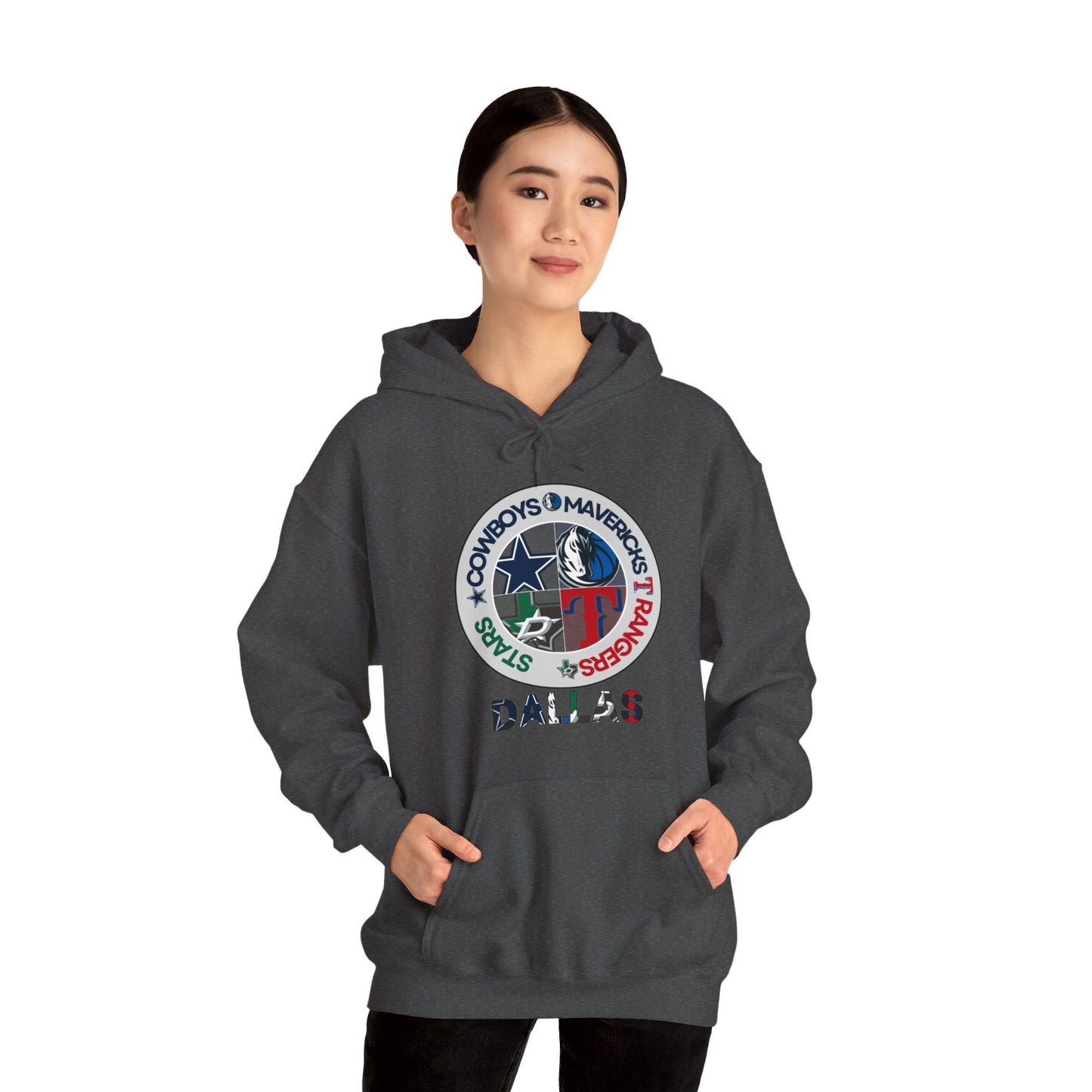 Premium Dallas Sports Hooded Sweatshirt