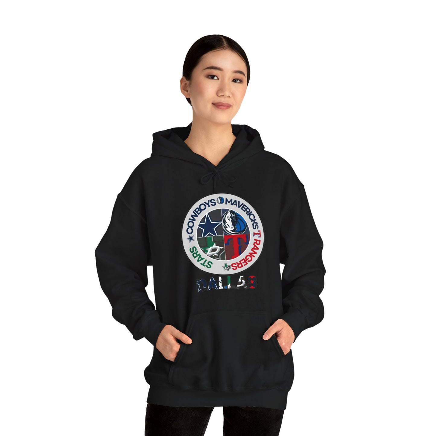 Premium Dallas Sports Hooded Sweatshirt