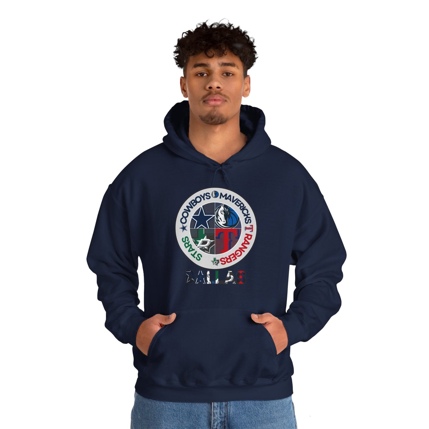 Premium Dallas Sports Hooded Sweatshirt