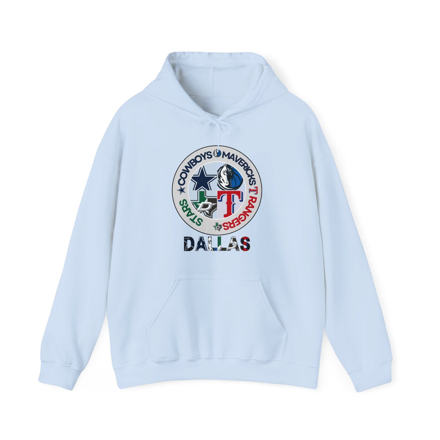 Premium Dallas Sports Hooded Sweatshirt