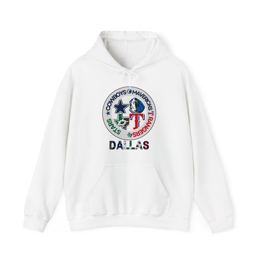 Premium Dallas Sports Hooded Sweatshirt