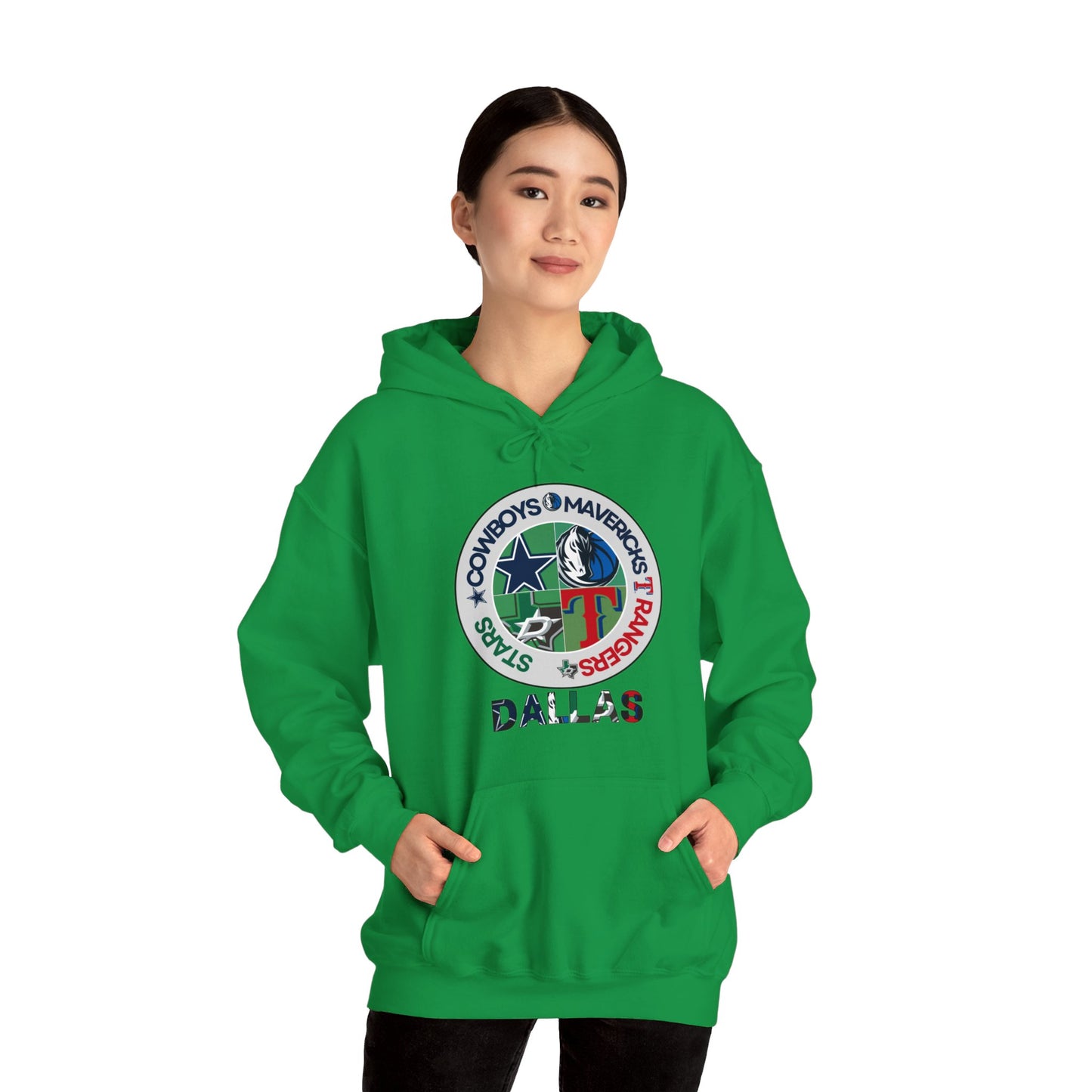 Premium Dallas Sports Hooded Sweatshirt