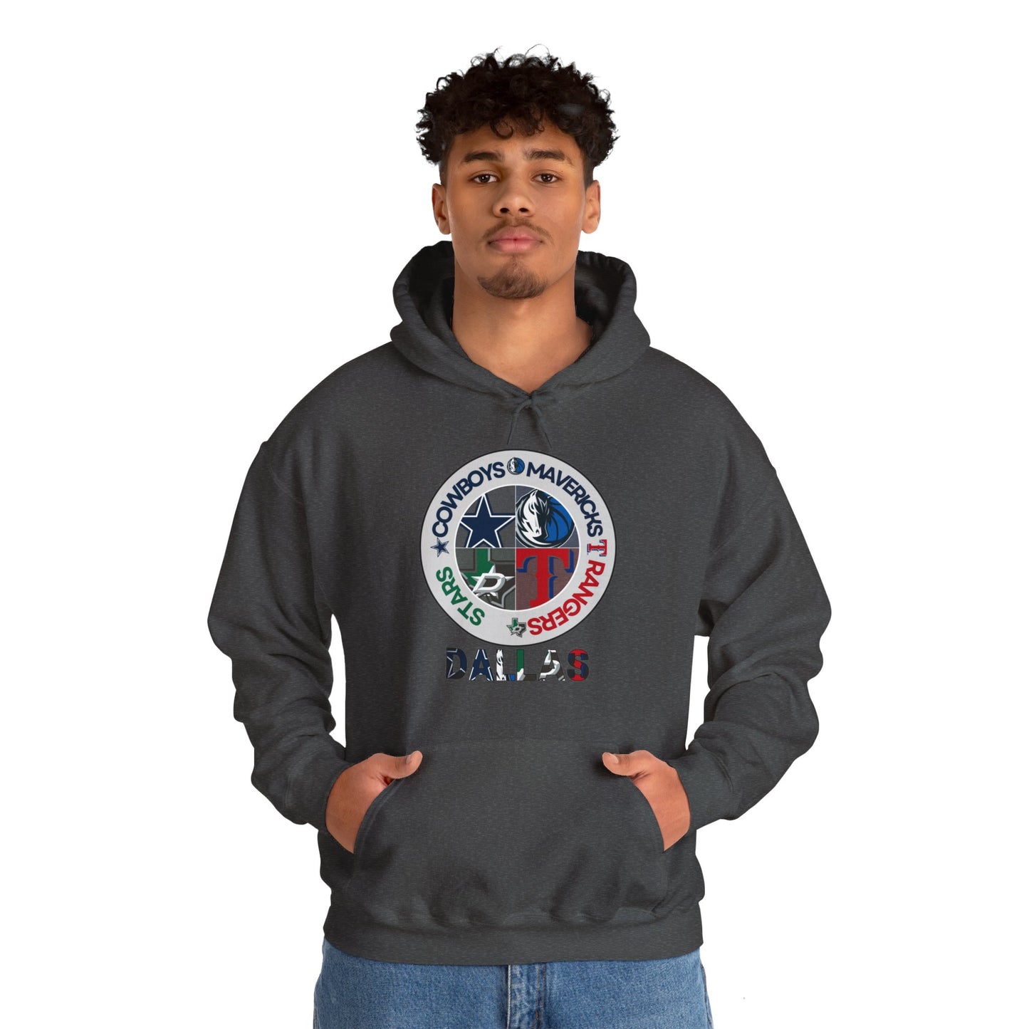 Premium Dallas Sports Hooded Sweatshirt