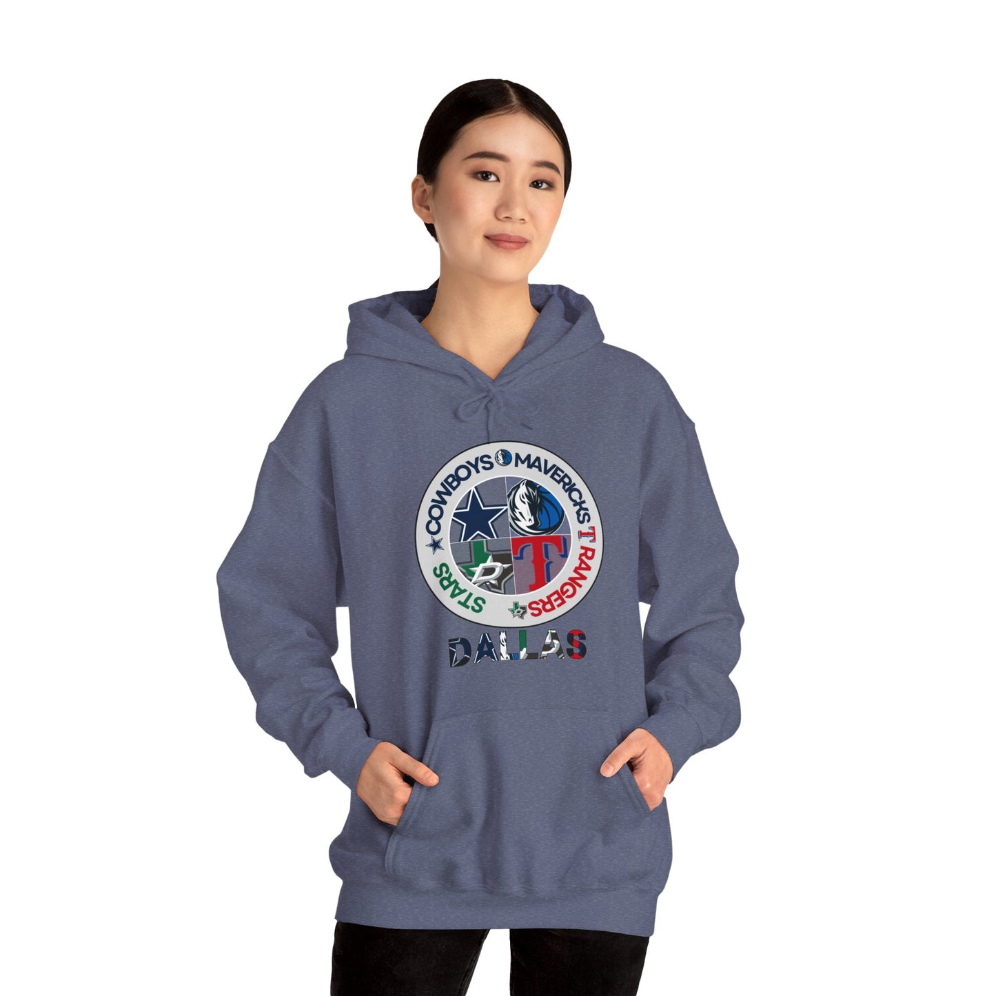 Premium Dallas Sports Hooded Sweatshirt