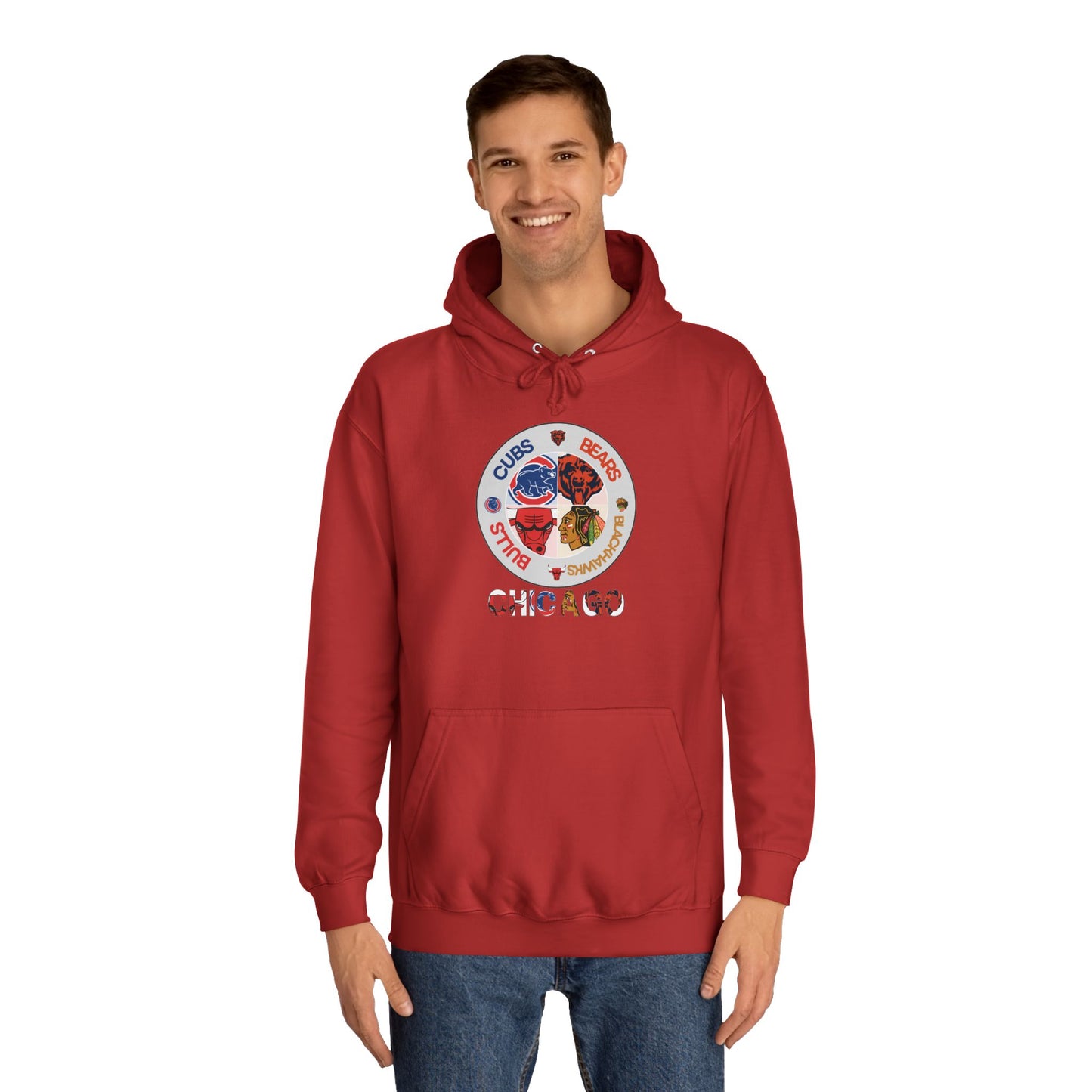 Premium Chicago City Sports Hooded Sweatshirt