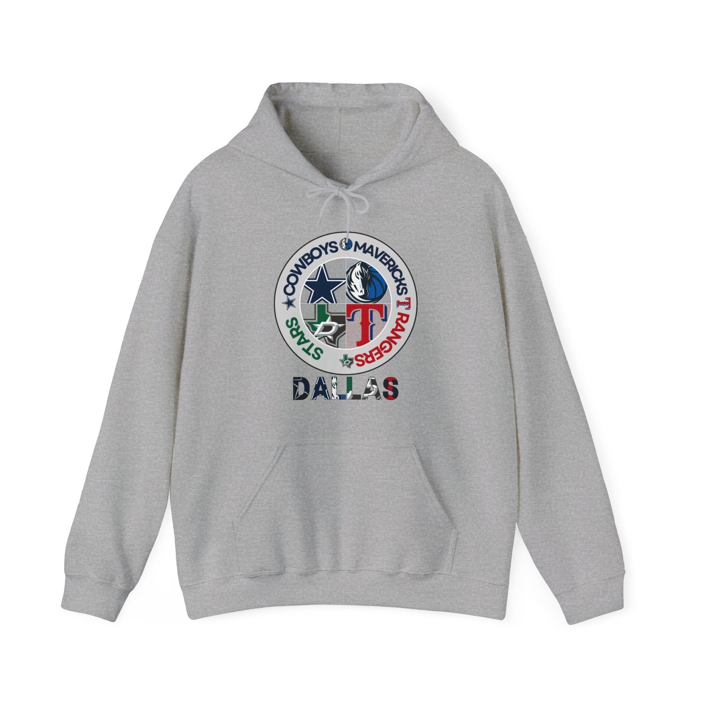 Premium Dallas Sports Hooded Sweatshirt