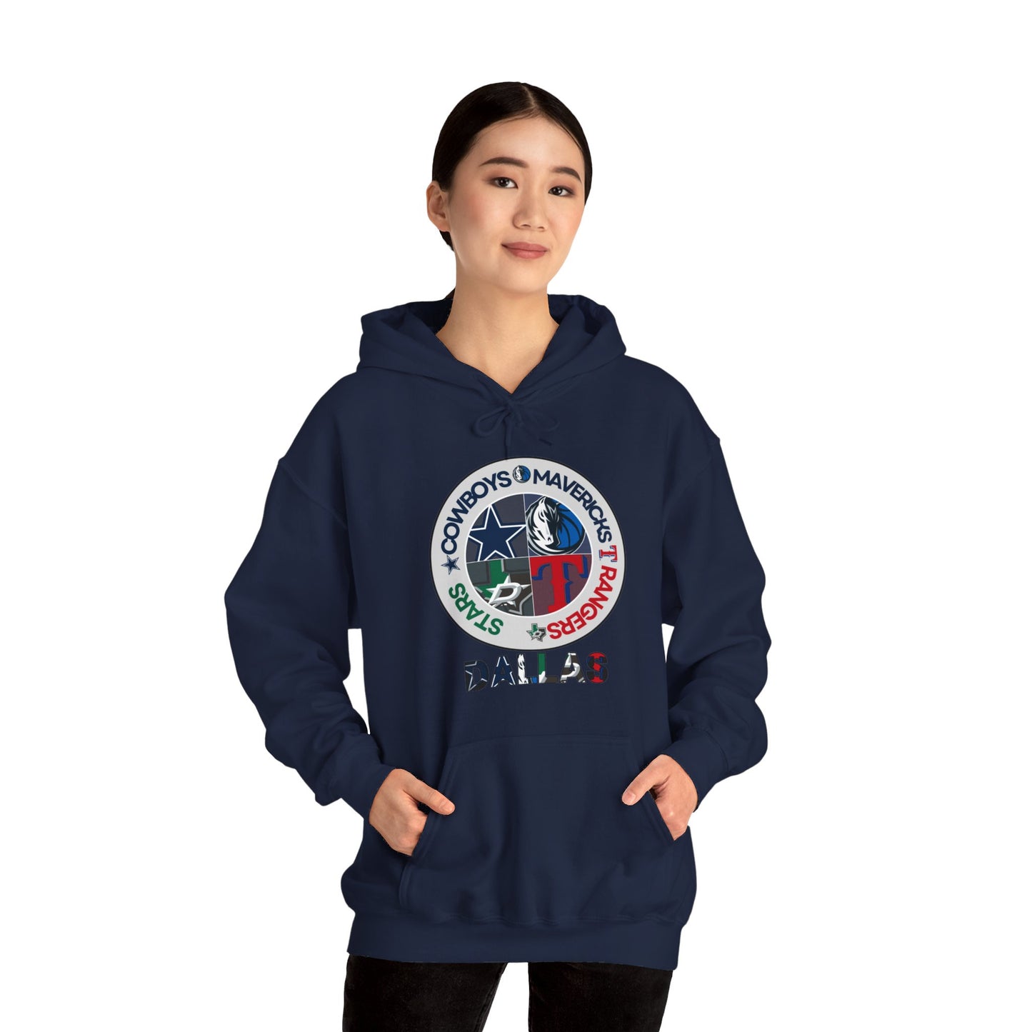 Premium Dallas Sports Hooded Sweatshirt