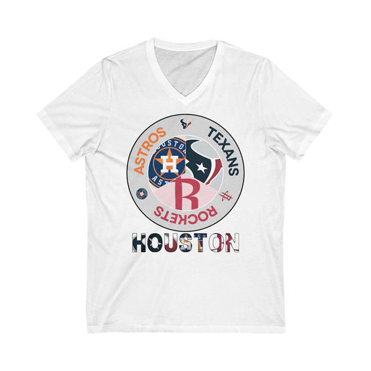 Premium Houston Sports V-Neck T-Shirt